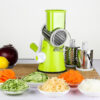 Food Processor Vegetable Chopper Kitchen Roller Gadgets Tool Vegetable Cutter Round Slicer Graters Potato Carrot Cheese Shredder – Image 2