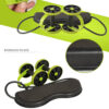 Gym Wheel Family Abs Wheel Gym Wheel Roller Quiet Rally Row – Image 5