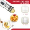 Kitchen Gadget Electric French Fry Cutter With Blades Stainless Steel Vegetable Potato Carrot For Commercial Household – Image 2
