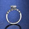Japanese Style White Copper Laurel Ring – Image 4